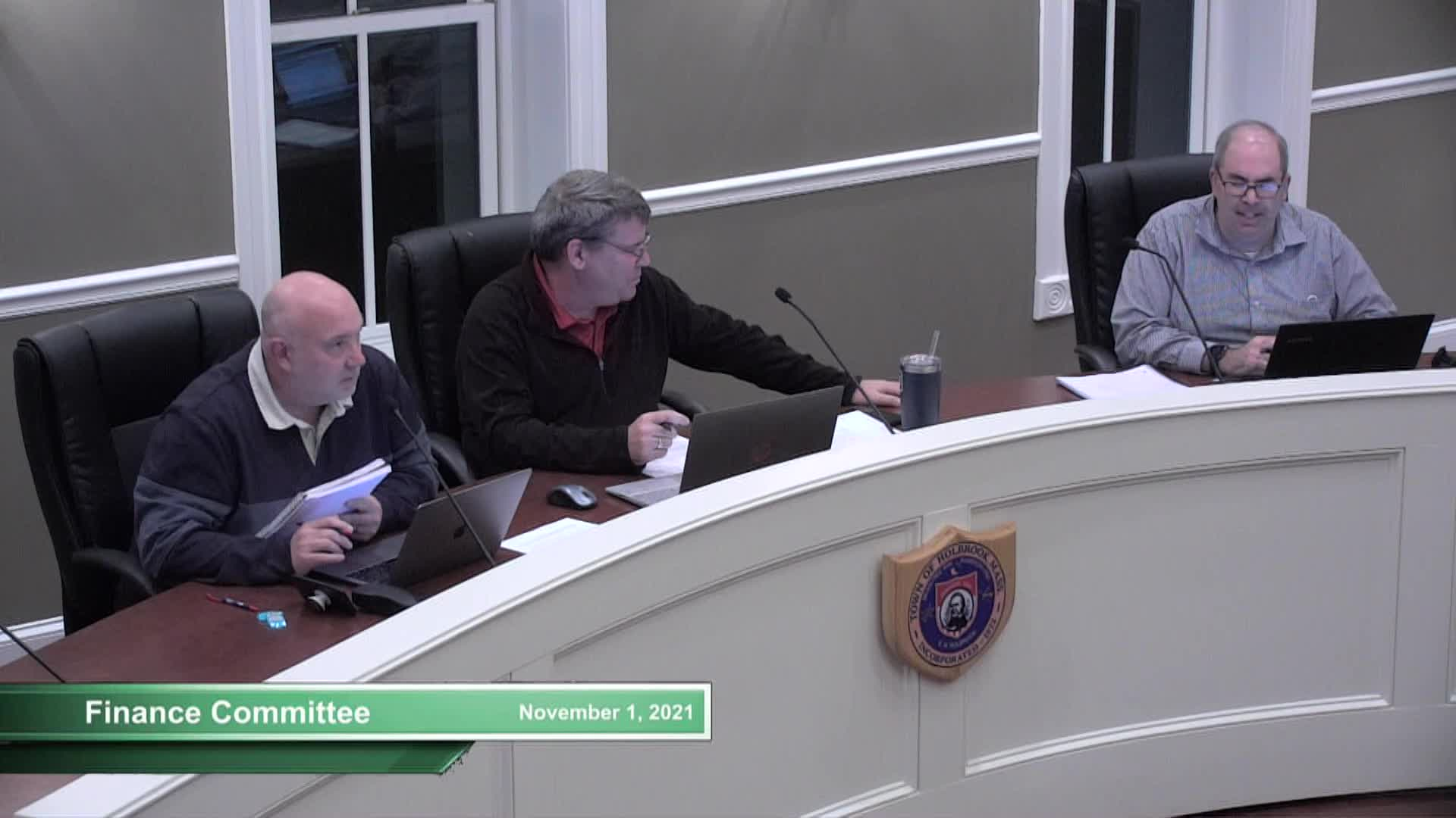 Thumbnail image for Finance Committee: 11/1/21