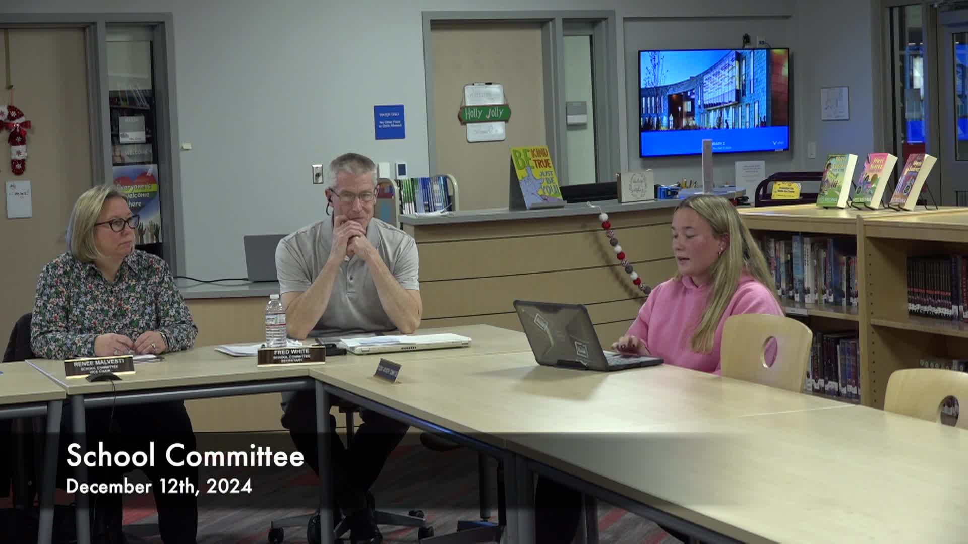 Thumbnail image for School Committee: 12/12/24