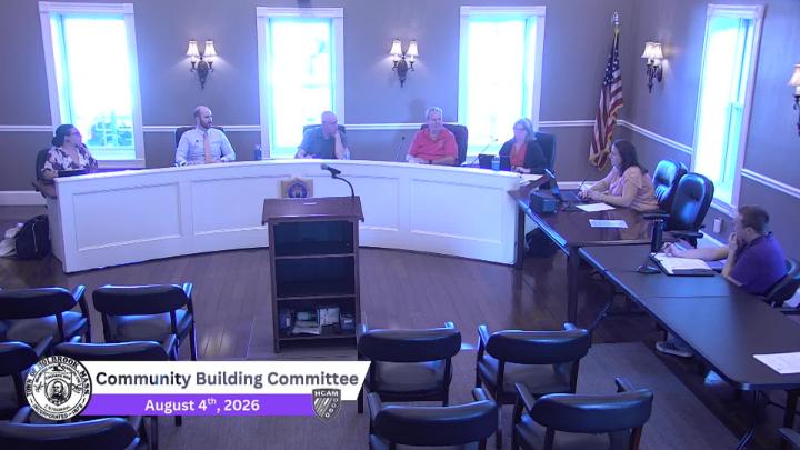 Thumbnail image for Holbrook Community Building Committee 8/4/26