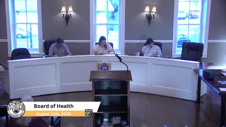 Thumbnail image for Board of Health: 8/11/26